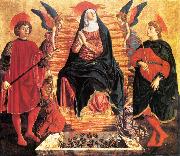 Andrea del Castagno Our Lady of the Assumption with Sts Miniato and Julian Spain oil painting reproduction